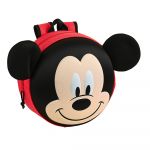 Safta Mochilha 3D Redonda Mickey Mouse 2022 31x31x10Cm
