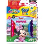 Colorino Caixa 12 Lápis + 1 Cor Disney Minnie