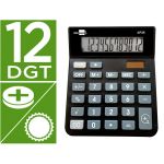 Calculadora LiderPapel de Secretária Xf26 12 Dígitos Solar e Pilhas Preto