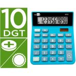 Calculadora LiderPapel de Secretária Xf21 10 Dígitos Solar e Pilhas Azul