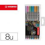 Stabilo Estojo de 8 Canetas de Feltro Premium Metálico Pen 68 Metallic Multicolor