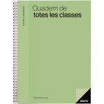 Additio Caderno para todas as Aulas Vista Semana Catalãol 24 x 31 cm Verde