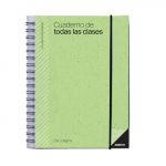 Additio Caderno para todas as Aulas um Dia Por Página Castelhano 17 x 24 cm Verde