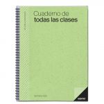 Additio Caderno para todas as Aulas Vista Semanal Castelhano 24 x 31 cm Verde