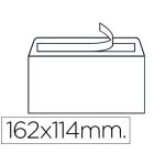 Liderpapel Envelope Normalizado Branco 114x162mm Tira de Silicone Pack 500 Un.