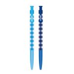 Miniso Caneta esferográfica de 0,38 mm tinta azul (xadrez)