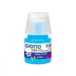 Giotto Guache Liquido Decor Acrílico 25ml Azul Celeste 6 Un.