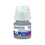 Giotto Guache Liquido Decor Acrílico 25ml Prata 6 Un.