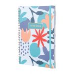 Miniso Caderno A4 Dazzling World 90 folhas (Faixa Azul Claro)