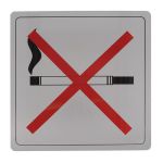 AMIG Placa Proibido Fumar 104x104 Inox