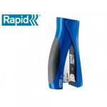 Rapid Agrafador Vertical Ultimate F20 Plástico Até 20 Folhas Usa Agrafes 24/6 e 26/6 Azul