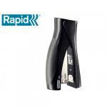 Rapid Agrafador Vertical Ultimate F20 Plástico Até 20 Folhas Usa Agrafes 24/6 e 26/6 Preto