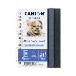 Canson Caderno Artbook Mixed Media Artist A5 300gr 56 Fls 1 Un.