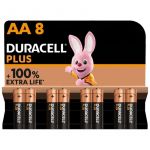 Duracell Pilhas AA8 LR6 / MN1500 +100% Extra Life embalagem 8 unidades