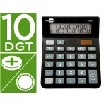 Calculadora Liderpapel Calculadora de Secretaria xf20 10 Dígitos Solar e Pilhas Cor Preto 127x105x24 mm