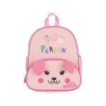 Ambar Mochila Dog Person Girl Pink Furry 2023 31X22X12Cm