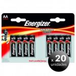 Energizer Pack de 20 unidades. Energizer Alkaline Power, Pack de 8 Pilhas Alcalinas AA, LR6 LoteSGSai1606