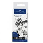Marcador Artístico Pitt Faber-Castell Manga Mangaka 6 Cores