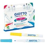 Marcador Feltro Giotto Turbo Maxi Glitter 6 Cores 130426600 - 130426600