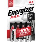Energizer MAX Pilhas Alcalinas AA LR6, Blister 4 Unidades Cartón E303323701