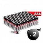 Pack de 2 unidades. Energizer MAX, Pack 120 Pilhas Alcalinas AAA, LR03, 1,5 V LoteSGSai470