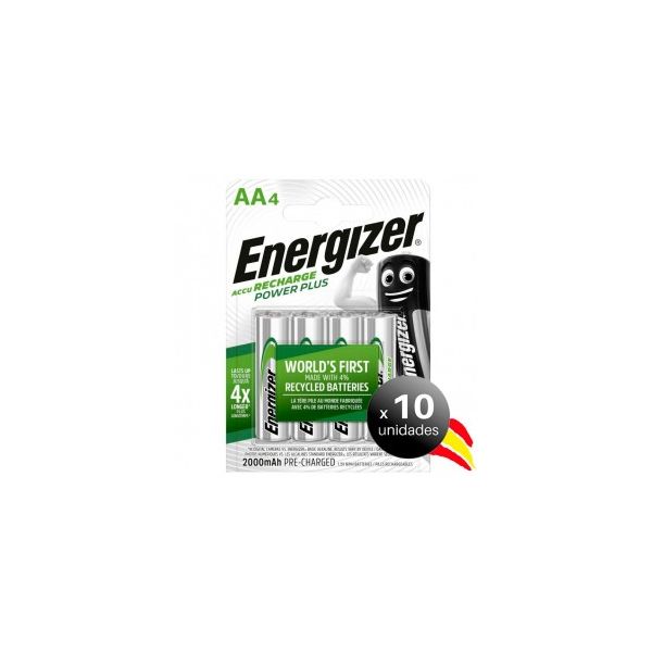 Pilas Recargables Energizer Aa 2000 Mah Blister 4 Unidades