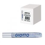 Giotto Cola Glitter Glue Prata 10,5ml x 20 unidades