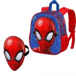 Karactermania Mochila Spiderman 3D Badoom com Máscara 27cm