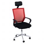 Cadeira Solium Vermelho e Preto