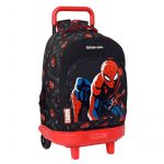 Mochila Escolar com Rodas Spiderman Hero 33 L
