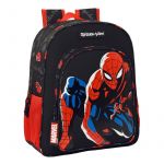 Mochila Escolar Spiderman Hero Preto (32 x 38 x 12 cm)