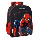 Mochila Escolar Spiderman Hero Preto (33 x 42 x 14 cm)