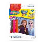 Colorino Caixa 12 Lápis + 1 Cor Redondos Disney Frozen II