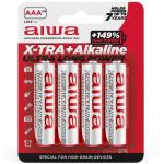 Bateria Aiwa X-TRA+Alcalina Alcalina AAA LR03 1.5V 4 Unidades