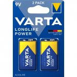 Varta LongLife 6LR61 Pack 2 baterias 9V