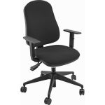 Unisit Cadeira Administrativa Mecanismo Sincronizado Simpel Unisit Preto Braços Ajustáveis Incluídos-black