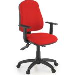 Unisit Cadeira Administrativa Mecanismo Sincronizado Simpel Unisit Vermelho Braços Ajustáveis Incluídos-red