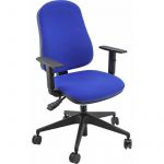 Unisit Cadeira Administrativa Mecanismo Sincronizado Simpel Unisit Azul Braços Ajustáveis Incluídos-blue