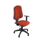 Unisit Cadeira Administrativa Cp Simpel Unisit Vermelho Braços Ajustáveis Incluídos-red