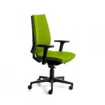 Rocada Cadeira Profissional 922-6 com Estrutura Preta e Estofos Verdes, Inclui Apoios de Braços Ajustável