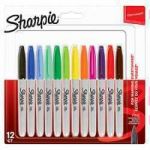 Sharpie Pack de 12 Marcadores Permanentes Fine Multicolor