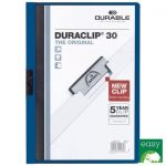 Durable Classificador c/ Clip Duraclip 30 Vertical Azul - 158538