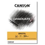 Canson Bloco A4 Graduate Bristol 180Grs 20Fls