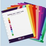 Divisórias ColorCode Grande para Caderno Inteligente