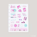 Caderno Inteligente Folha de Adesivos A5 Barbie Pink