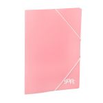 Carchivo Portefólio Soft A4 Folio com Elástico 30 Bolsas Rosa Pastel 1un.