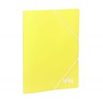 Carchivo Portefólio Soft A4 Folio com Elástico 30 Bolsas Amarelo Pastel 1un.