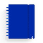 Ingeniox Caderno A4 Pautado 80Fl 100G Foam com Elástico Azul Escuro 1Un.