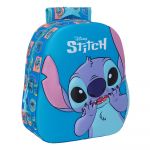 Disney Mochila Stitch 3D 2024 33X27X10Cm 1Un.