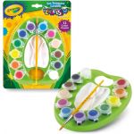 Crayola Paleta com Tintas e Pincel 12 Unidades
